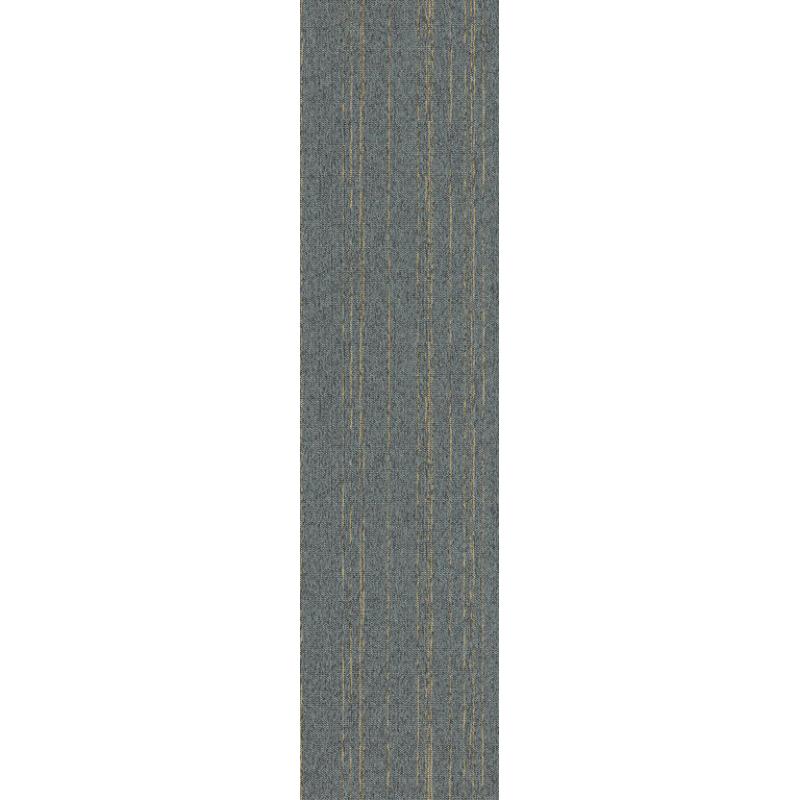 Zwarte Flash Line tapijttegels met rood accent 25cm x 100cm