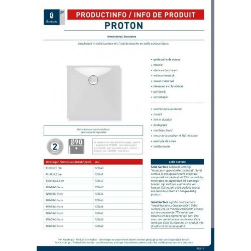 Douchebak Van Marcke Proton
