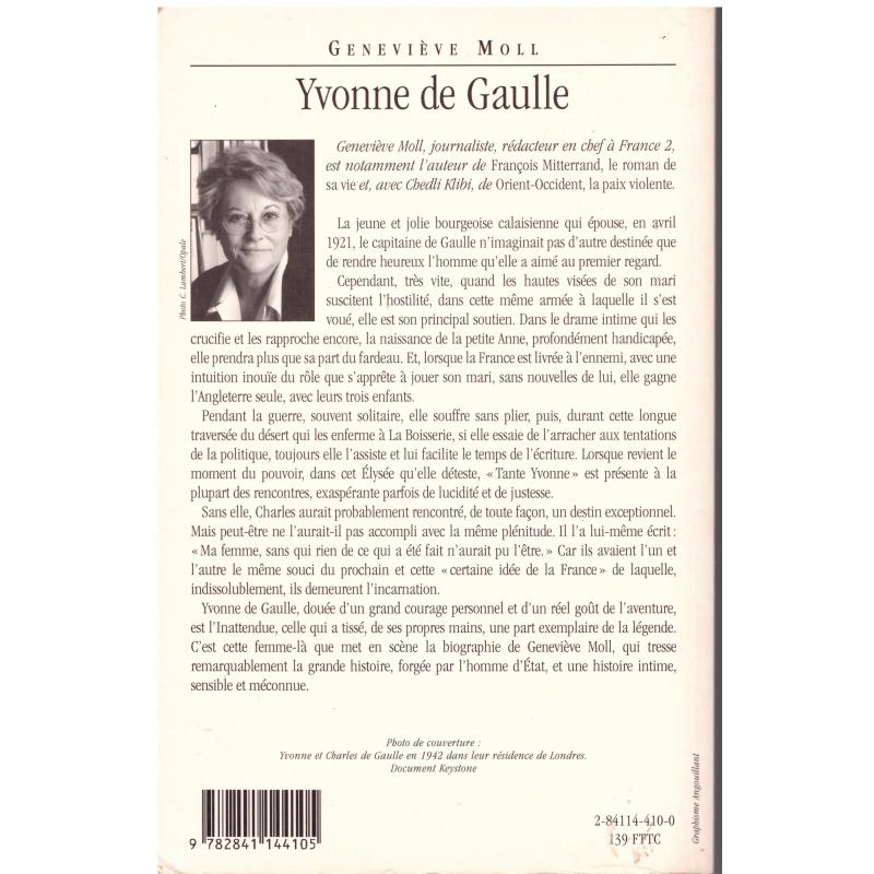 Geneviève Moll - Yvonne de Gaulle