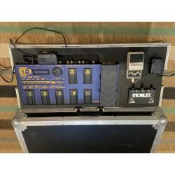 Boss GT3 en Morley verdeler in flightcase