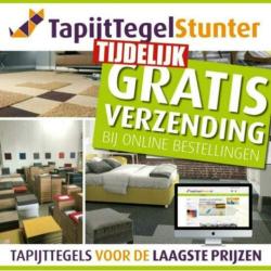 AANBIEDING! Grote partij Blauwe Tapijttegels van Interface