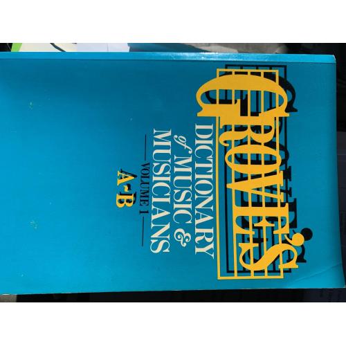 Grove's Dictionary of Music and Musicians paperback 5th edition 1954