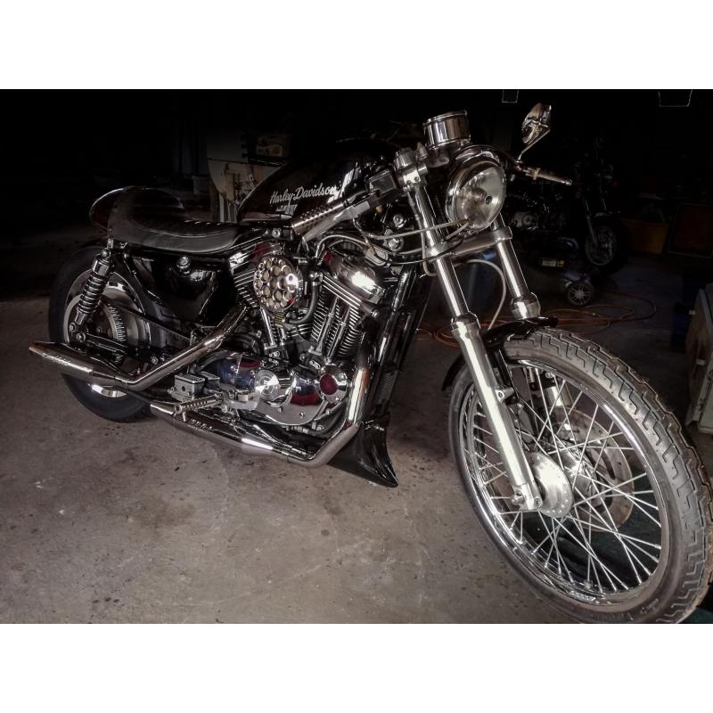 Prachtige Harley Davidson 1200 Cafe Racer