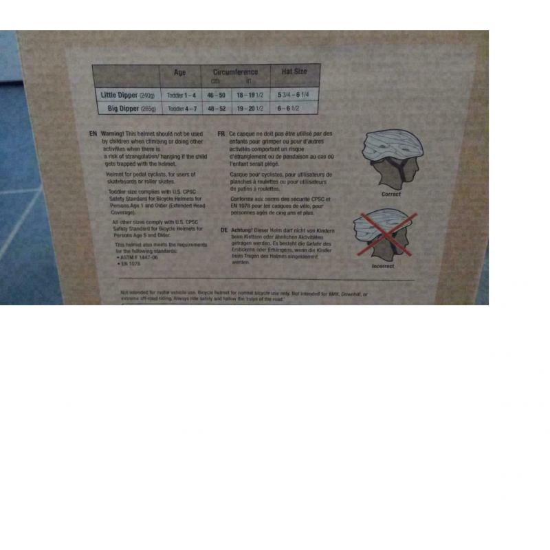 Fietshelm kind Little Dipper (1-4 jaar) Nieuw