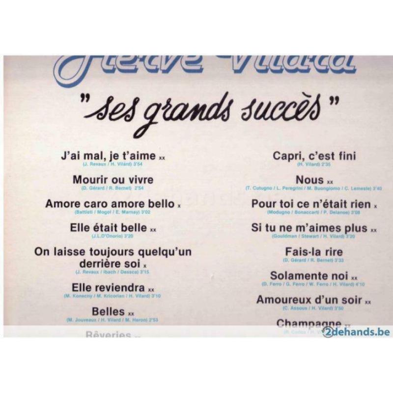 Hervé Vilard - Ses Grands Succès