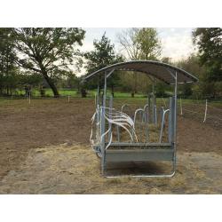 Veld Omheiningen, Hooiruif met Zweeds voerhek 1,5 x 1,5 m