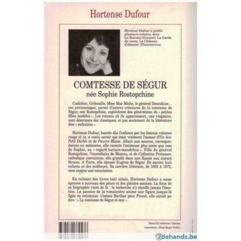 Hortense Dufour - Comtesse de Ségur, née Rostopchine