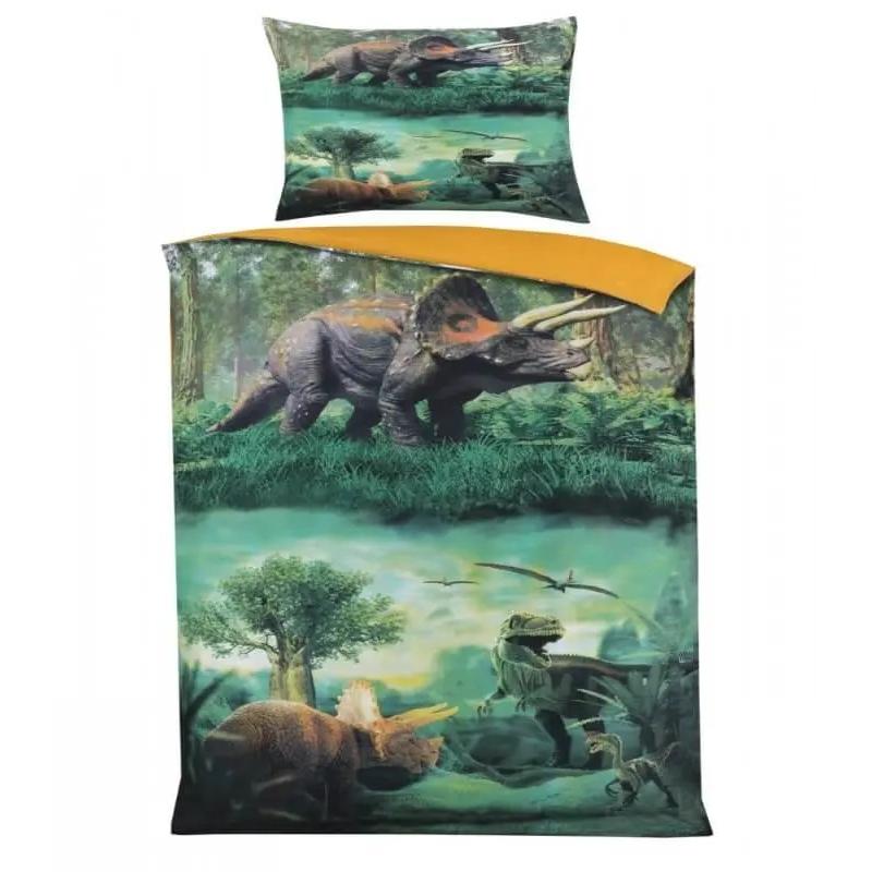 Husch dekbedovertrek Dinosaurus, eenpersoons