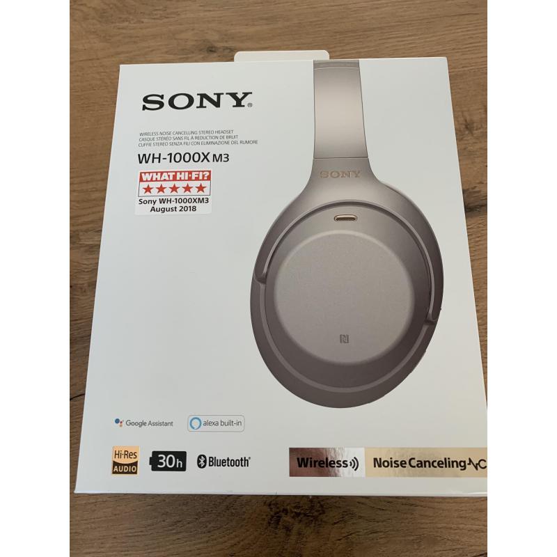 Sony WH-1000XM3 zilver (Hoofdtelefoon met noise cancelling)