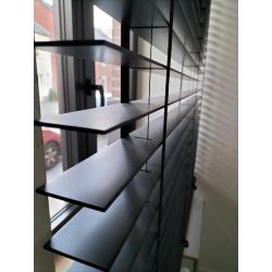 jaloezieën 50mm met ladderband zwart