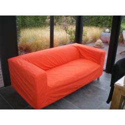 2-zitszetel, rode bekleding