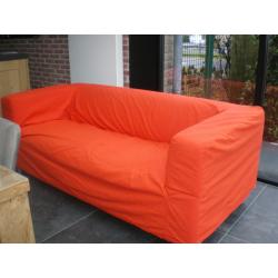 2-zitszetel, rode bekleding