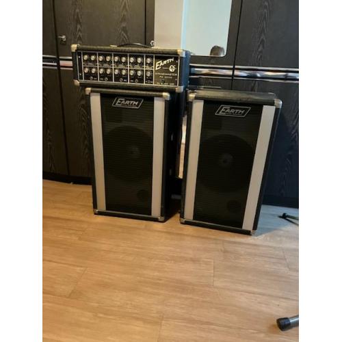 Zanginstallatie 'Earth' 240W   Microstaanders, kabels, micro's