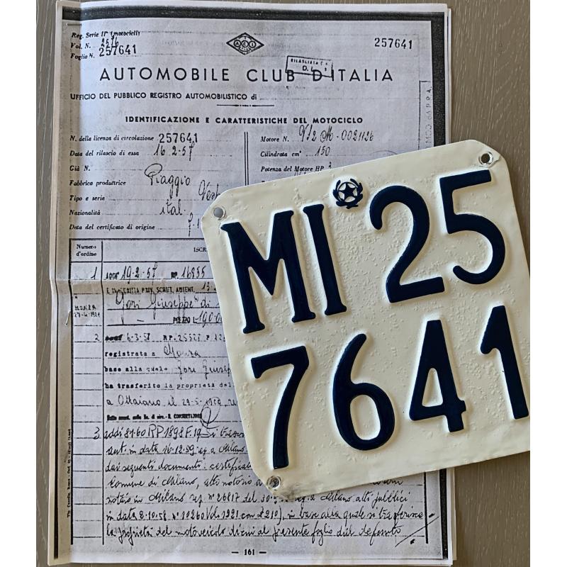 TE KOOP Vespa Piaggio 150 GS Bouwjaar 1956