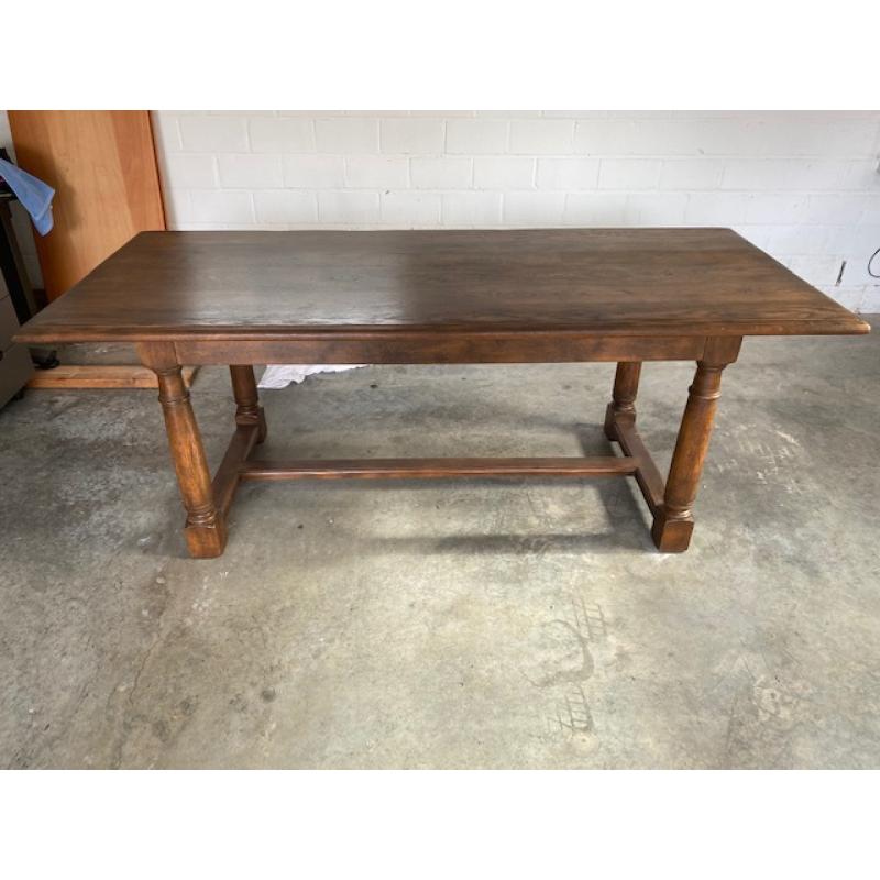 prachtrige eiken eettafel