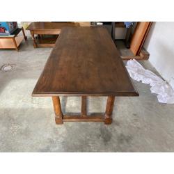 prachtrige eiken eettafel