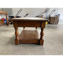 6 eiken stoelen met biezen