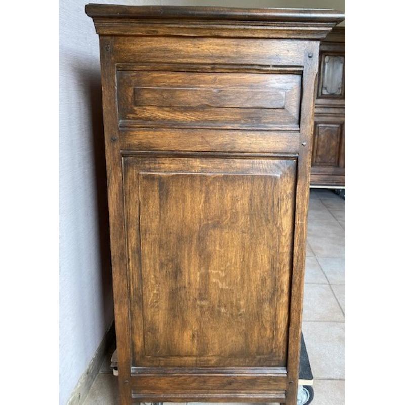 Prachtige  vol eiken dressoir