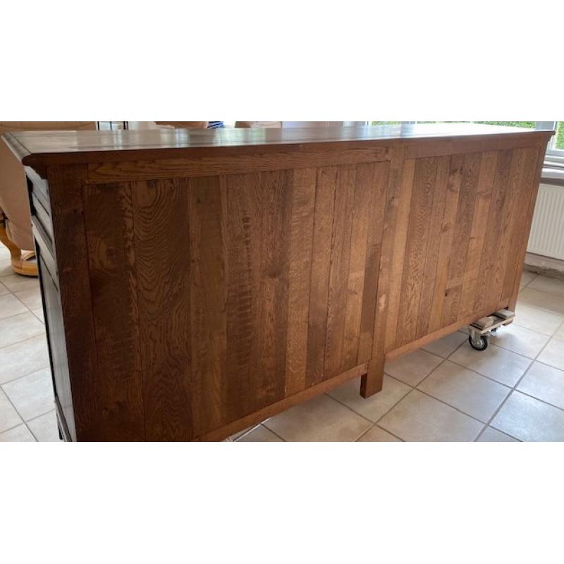 Prachtige  vol eiken dressoir