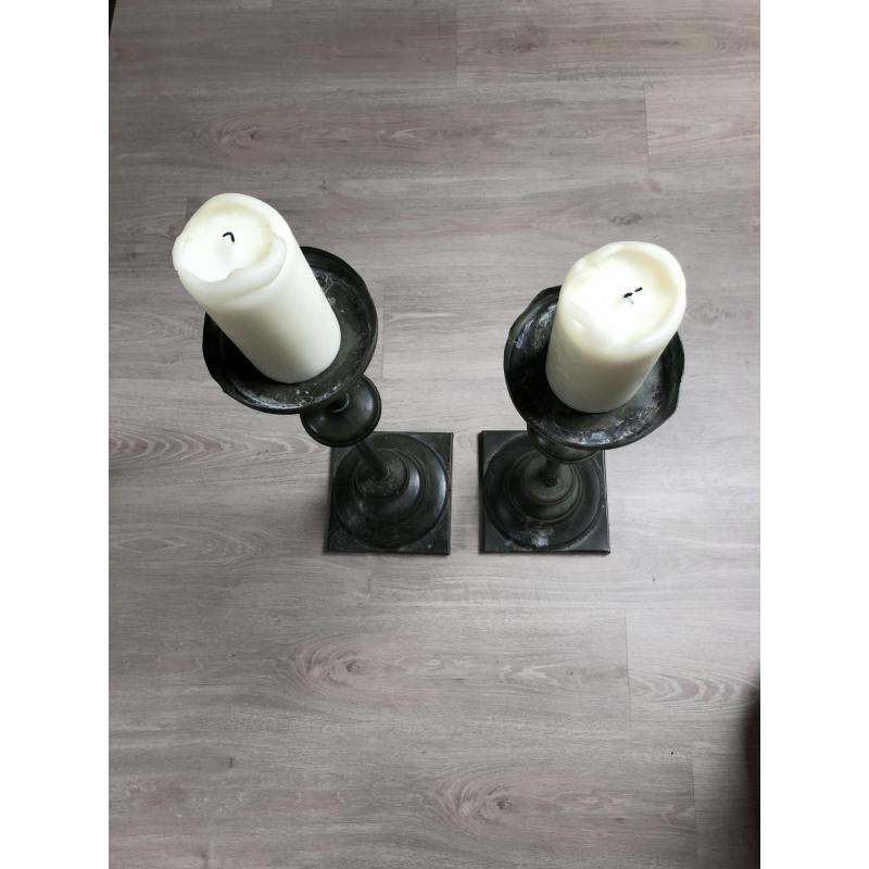 Decoratieve set met kandelaars