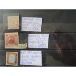 postzegels italie