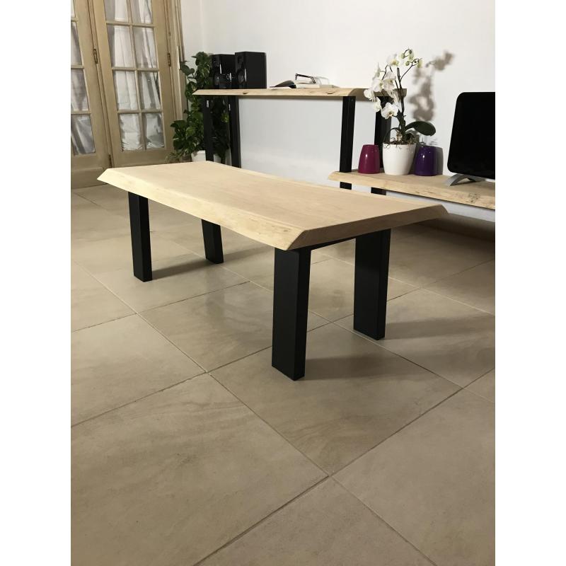 Salontafel Boomstam massief Eik