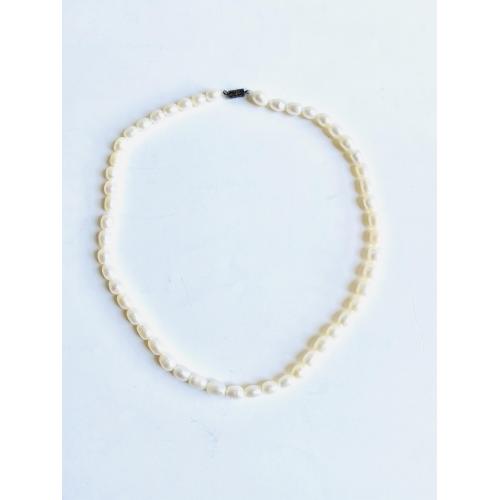 Vintage echte parel ketting