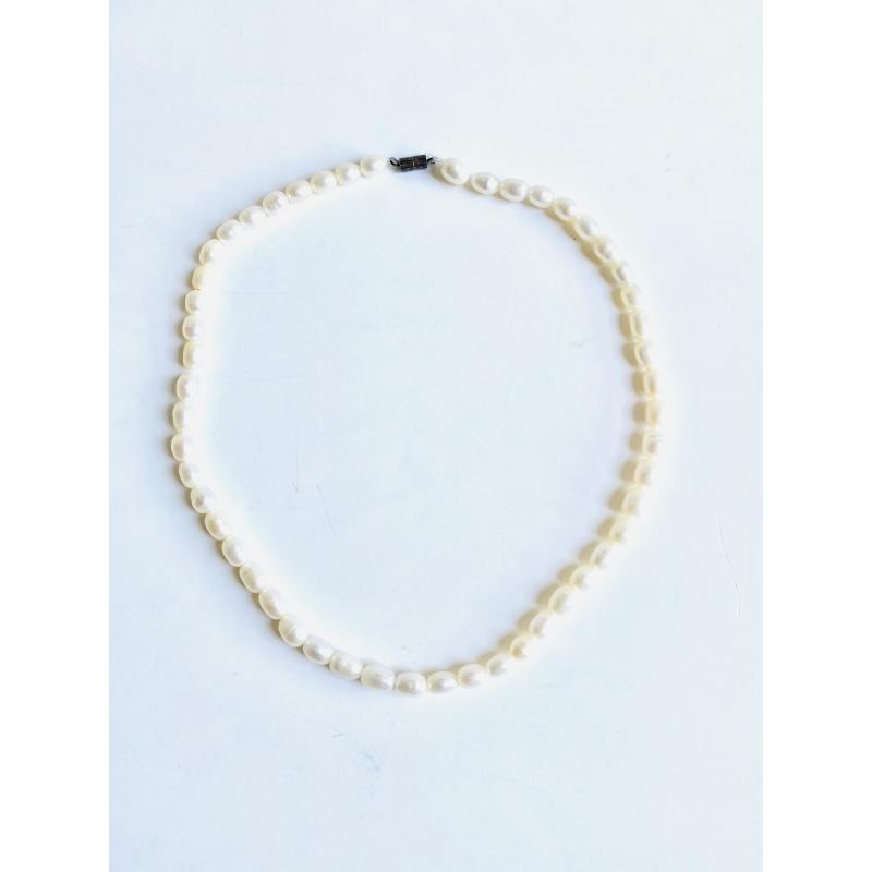 Vintage echte parel ketting
