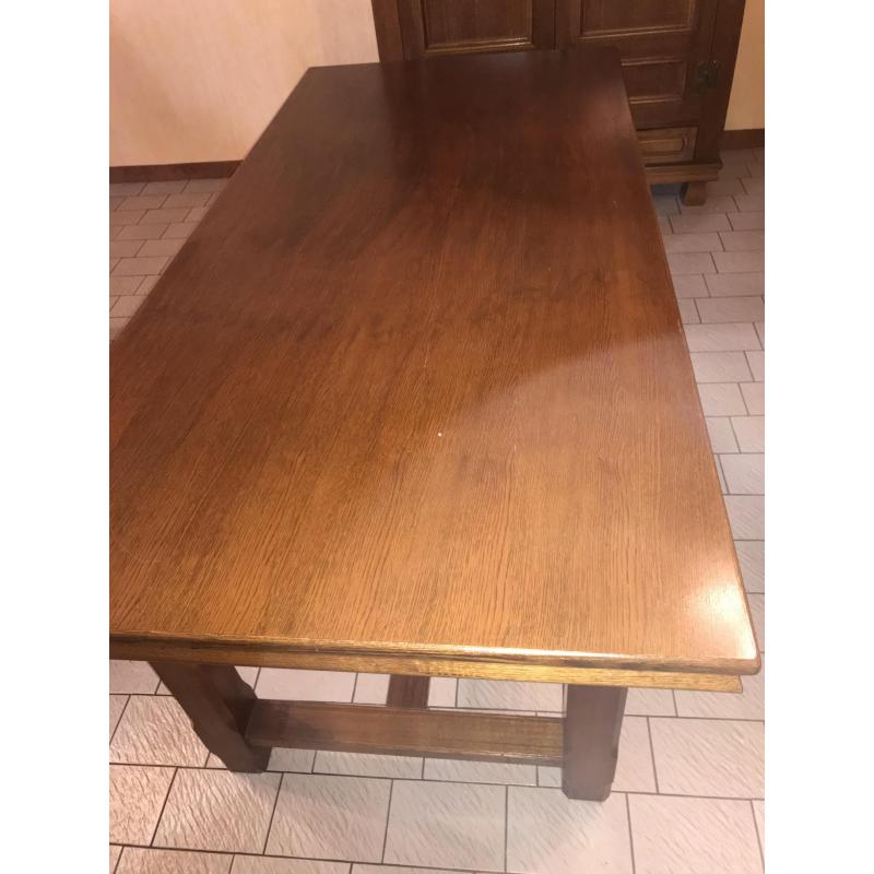 Eettafel met 6 stoelen (onderdeel eetkamer)