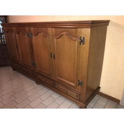 Eettafel met 6 stoelen (onderdeel eetkamer)