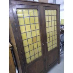 Houten Bureau- / boekenkast of opbergkast