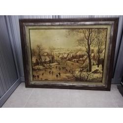 Pieter Bruegel de oude Winterlandschap