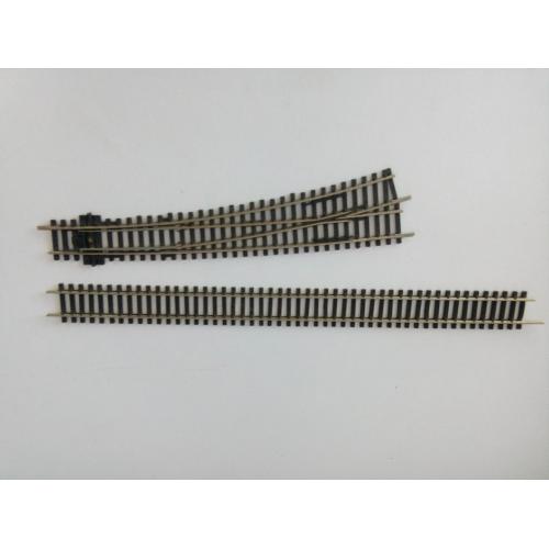 Peco wissel art. SLEO187 en restant flexibele rail