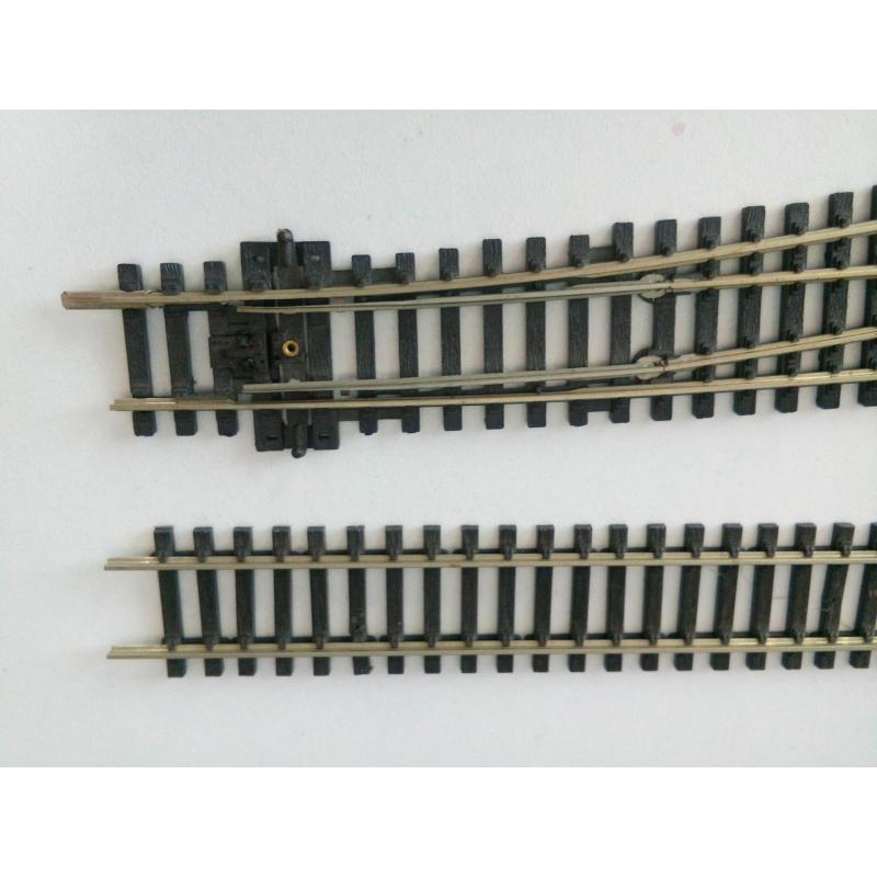 Peco wissel art. SLEO187 en restant flexibele rail