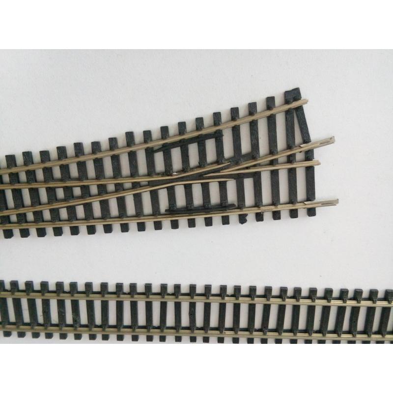 Peco wissel art. SLEO187 en restant flexibele rail
