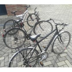 3 fietsen