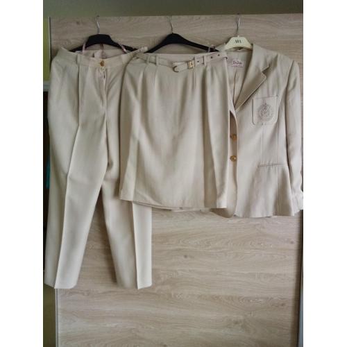 Beige broekpak