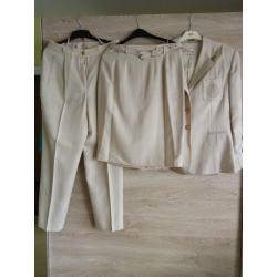 Beige broekpak