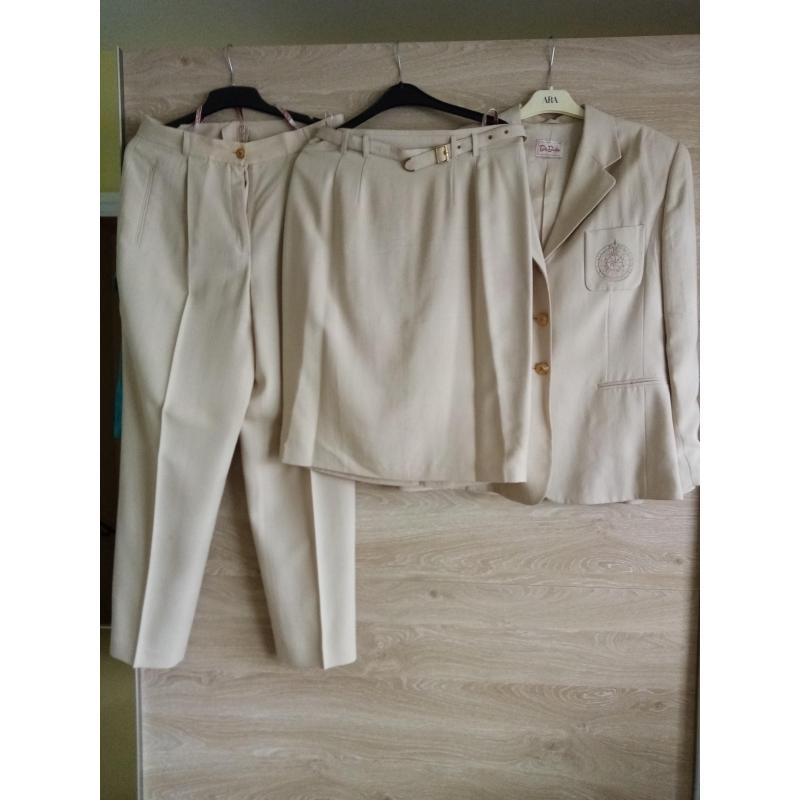 Beige broekpak