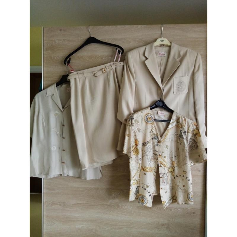 Beige broekpak