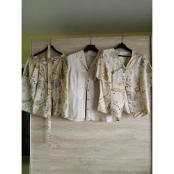 Beige broekpak