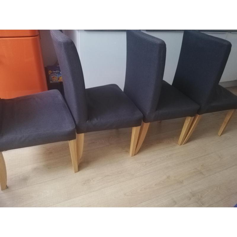 4 stoelen Henriksdal Ikea