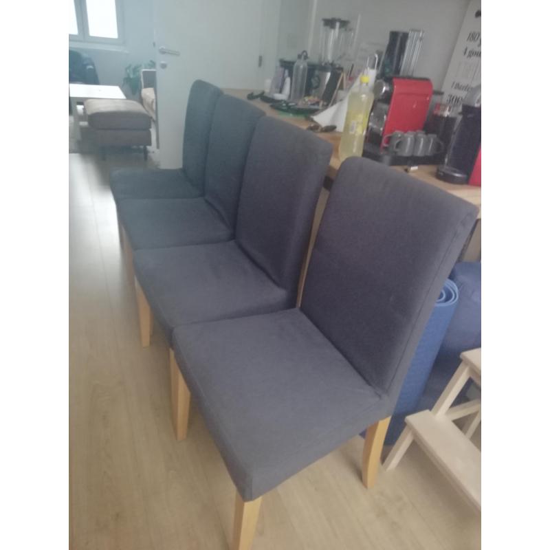 4 stoelen Henriksdal Ikea