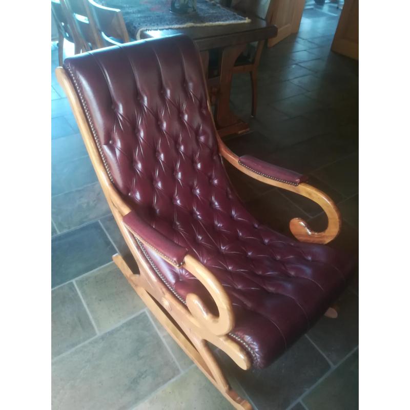 chesterfield schommelstoel