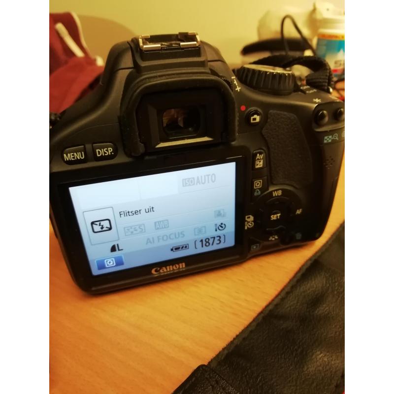 Canon EOS 550D met lens en oplader