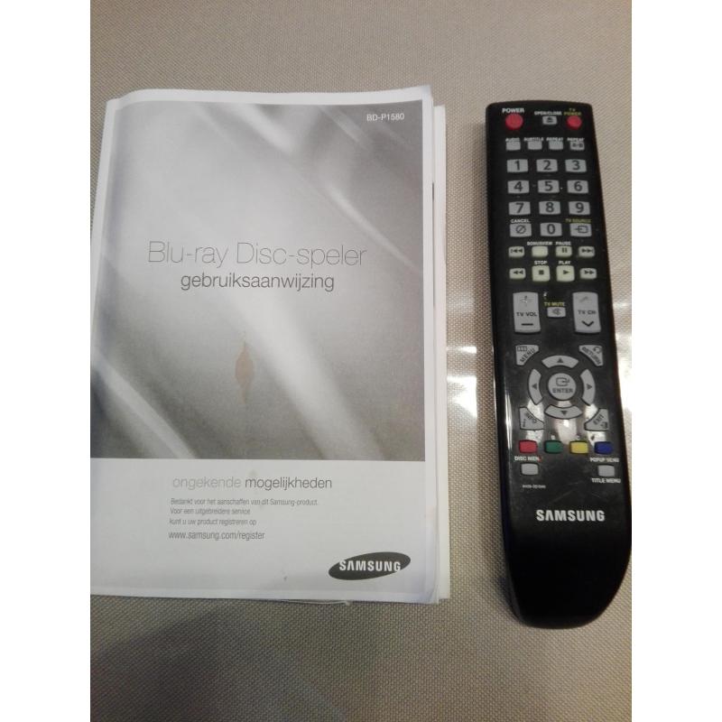 SAMSUNG BLU-RAY MET TOEBEHOREN
