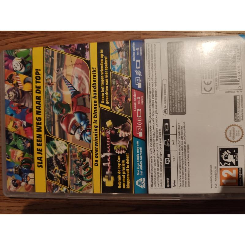Nintendo switch game arms