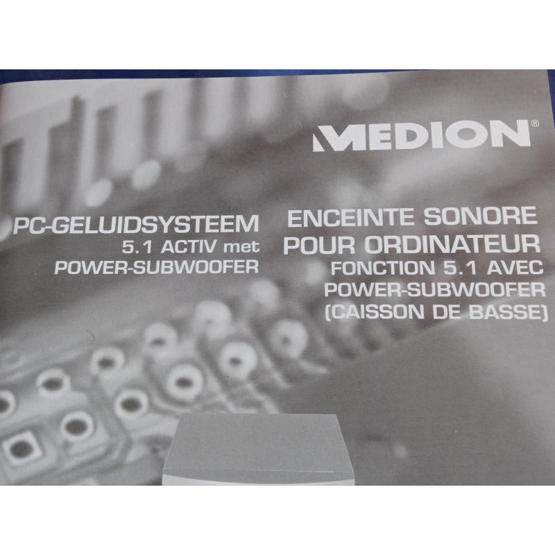 Pc geheugensysteem met power subwoofer