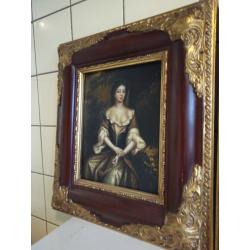 Te koop, twee zeer mooie, oude antieke olieverf schilderijen