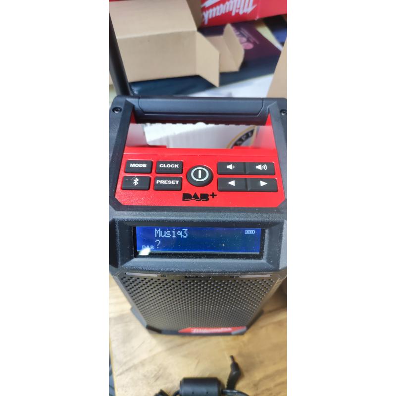 NIEUW M12 RCDAB  radio en 1 M12  4Ah accu